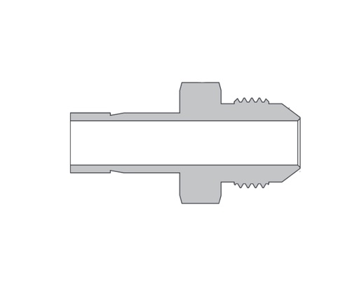 [SS-AM-FT16-AN16] 316 SS, FITOK 6 Series Tube Fitting, Male Adapter, 1" O.D. × 1" Male 37° Flare(AN)
